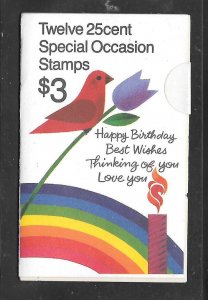 #2395-2398a MNH BK#165 Special Occasion, Booklet