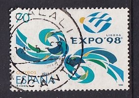 Spain    #2950  used   1998  Expo '98  Lissabon