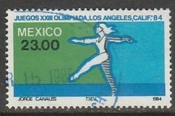 MEXICO 1353, Los Angeles Olympic Games. SINGLE. USED. VF. (1829)