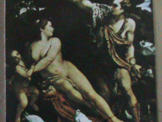 ​AJMAN STATE STAMP: 1973- FAMOUS PAINTING- CTO STAMPS-RARE VERY RARE