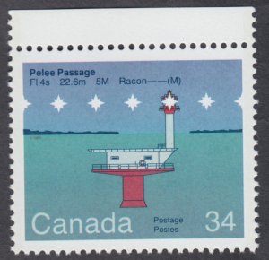 Canada - #1064 Canadian Lighthouses - MNH