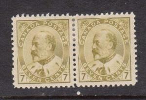 Canada #92i XF Mint Pair