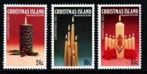 CHRISTMAS ISLAND SG179/80 1983 CHRISTMAS MNH