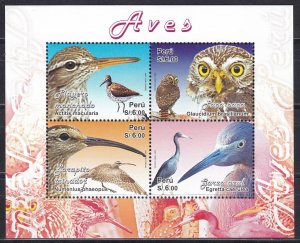 Peru, Fauna, Birds MNH / 2009