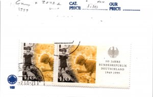 Germany, Postage Stamp, #2042b (2 Ea) Used, 1999 Federal Republic (AF)