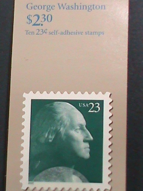 ​UNITED STATES-2001-SC#3468a -GEORGE WASHINGTON COMPLETE BOOKLET OF 10 STAMPS-