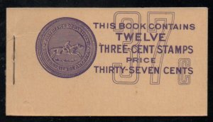 USA #720b BK84 37c Book, Post Office Fresh, complete book, VF NH,  RARE BOOK!...