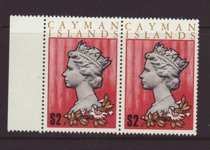 1970 Cayman Is $2 QE2 Defin U/M Pair