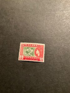 Stamps Malaya-Penang  Scott #54 hinged