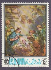 Mi269A Rasakhaima - Painting Nativity - U.A.E.