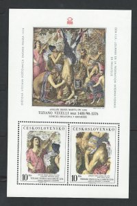 Czechoslovakia sheetlet  mnh sc 2197