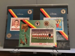 Ajman 1969 German Football  Stamps Sheets R22815