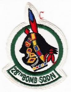 28th BOMB SQUADRON - COLD WAR Vintage U.S. AIR FORCE PATCH