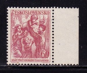 Czechoslovakia stamp #613, MNH, selvage, CV $2.50