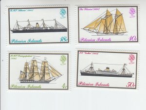 1975 Pitcairn Is Mailboats (Scott 147-50) MNH