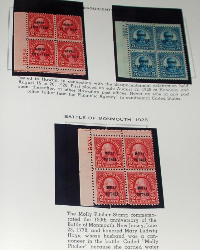 complete commerative plate block collection #537-997