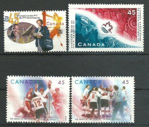 Canada 1657-1660,1672   Used 1997 PD