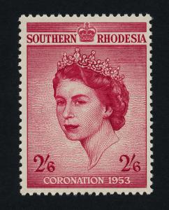 Southern Rhodesia 80 MNH Queen Elizabeth Coronation