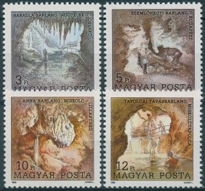 Hungary Stamps 1989 MNH 10th World Speleology Congress Budapest Caves 4v Set