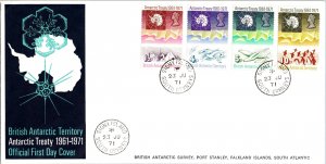 British Antarctic Territory, Worldwide First Day Cover, Birds, Polar