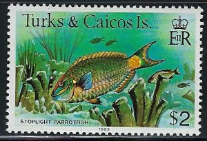 Turks and Caicos 373b MNH 1983 Fish (an3620)