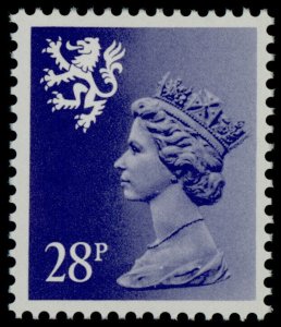 Great Britain - Scotland SMH53 MNH Queen Elizabeth Machin Head