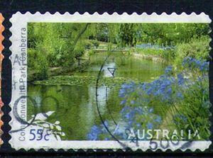 AUSTRALIA  55c COMMONWEALTH PARK NEAT USED    1479