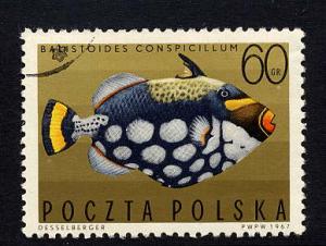 Poland #1495 used, Fish