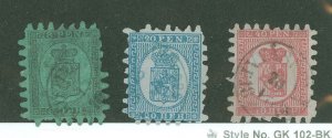 Finland #7/9/10 Used