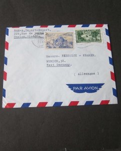 Vietnam 1955 cover to West Germany OurStock#42749