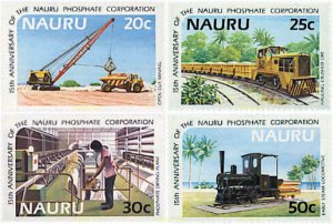 56259 MNH NAURU 1985 15 ANIVERSARIO DE LA SOCIEDAD DE FOSFATOS DE NAURU