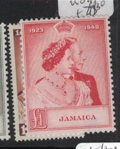 Jamaica Silver Wedding SG 143-4 MOG (2dui)