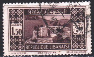 Lebanon. 1930. 172 from the series. Byte Ed Dean Palace. USED.