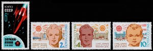 Russia Scott 2728, 2729-2731 (1963) Mint NH VF W