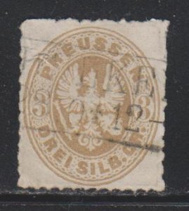 Prussia, 3sg Coat of Arms (SC# 20) Used