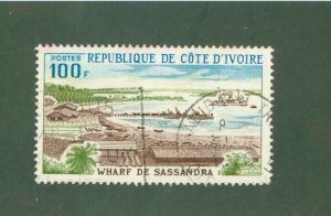 IVORY COAST 392 USED BIN $1.25