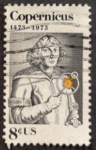 US #1488 Used F/VF 8c Copernicus 1973 [G8.8.4]