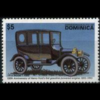 DOMINICA 1993 - Scott# 1561 Automobile $5 NH