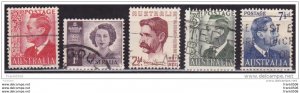 Australia 1949-50, Definitives, used