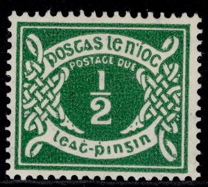 IRELAND GVI SG D5, ½d emerald-green, LH MINT. Cat £35.