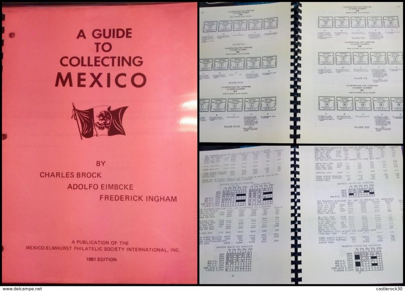 RJ) 1981 MEXICO, XEROX - A GUIDE TO COLLECTINGO MEXICO, BY CHARLES BROOCK