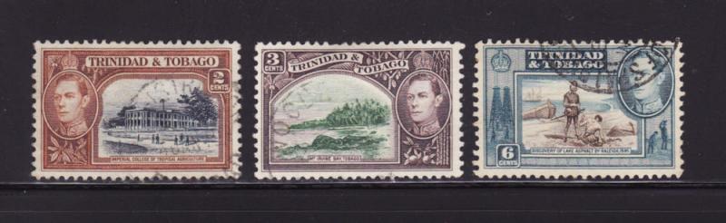 Trinidad and Tobago 51, 52A, 55 U King George VI