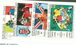 Chad #267A-267D  Single (Complete Set) (Olympics)