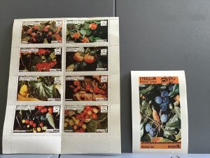 Scotland   Holy Island Fruit Berries Woody Nightshade  MNH stamps R24014