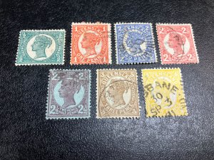 Queensland Scott 112-118 Used Partial Set