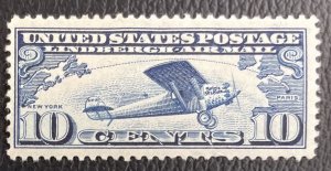 US #C10 MH F/VF - 10c Airmail Spirit of St Louis 1927 [US42.5.1]