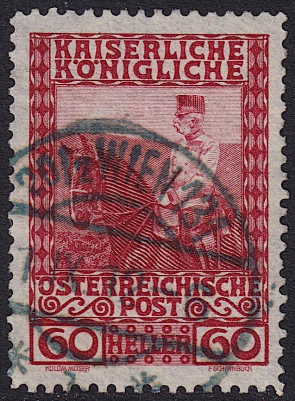 Austria - 1908 - Scott #122 - used - WIEN 131 pmk