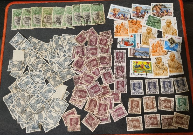 INDIA huge collection of stamps #1500