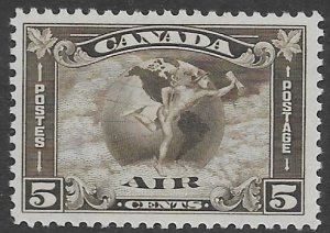 Canada C-2  1930  5 cents  VF  Mint  NH