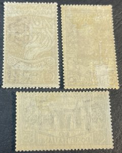 ITALY # 140-142-MINT/HINGED---COMPLETE SET----1922(LOT#T12)